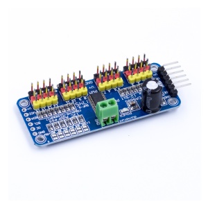 16 channel pwm servo control shield for arduino