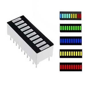 10 Segment 4 Color LED Battery Level Display Module